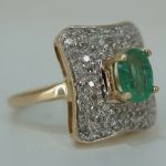Womens-Diamond-Emerald-14k-Gold-Ring-302882381022