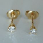 Beautiful-14k-Gold-Diamond-Stud-Earrings-292733282324-3