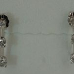 Beautiful-14k-White-Gold-Diamond-Earrings-302884750635