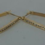 Beautiful-14k-Gold-Diamond-Earrings-302887176427