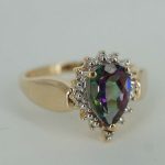Beautiful-Womens-Mystic-Topaz-Ring-with-Diamonds-302959838209